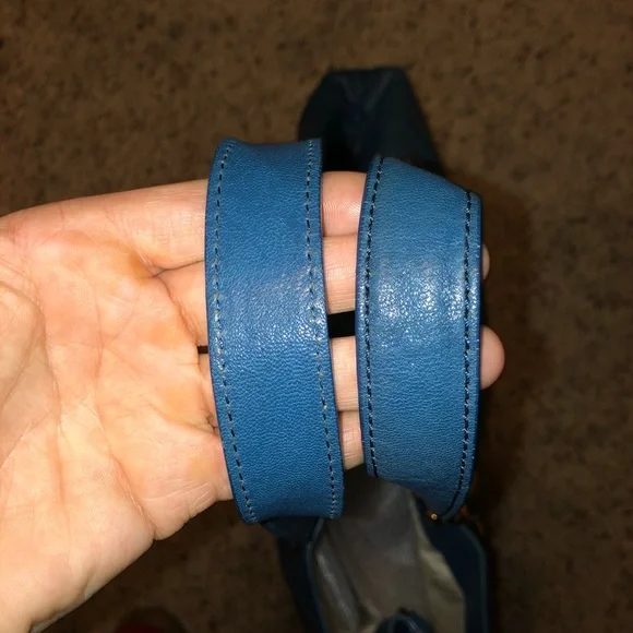 Michael Kors Blue Patent leather Hobo Bag - Picture 3 of 8